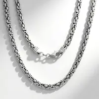 Cavill - Zilveren Ketting - 925 Sterling Zilver - Rhodium Plating - 50 cm - Elegant Filigraan Patroon - Stevige Karabijnsluiting