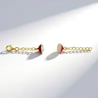 Cavill - 925 Sterling Zilveren Ketting - Verguld met Stevige Magneetsluiting - Duurzame Zilveren Kettingen - Elegante Stijl - 60 mm