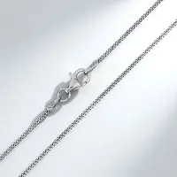 Cavill - Gerhodineerde 925 Sterling Zilveren Pantserketting - 70 cm - Elegante Dames Halsketting - Karabijnsluiting - Tijdloze Glans