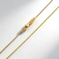 Cavill - 585 Geelgouden Ketting - 45 cm Fijne Panzerketting - Lichtgewicht & Elegant - Karabijnsluiting - Tijdloos & Duurzaam Gouden Sieraad