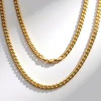 Cavill - Vergulde Zilveren Ketting 925 Sterling Zilver - 45 cm Pantserketting Goudkleurig - Stevig Elegant - Karabijnsluiting - Dames Sieraad
