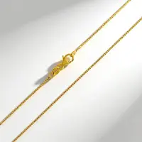 Cavill - Vergulde Venetiaanse Ketting 925 Sterling Zilver - Fijn Filigraan Design - 50 cm - Elegante Zilveren Halsketting Vrouw - Karabijnsluiting