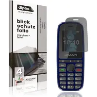 Dipos – Matte Privacy Screenprotector geschikt voor Logicom Posh 402 | Anti-Spy Beschermfolie