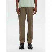 Selected Chino 'New Miles' bruin / chocoladebruin