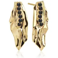 Sif Jakobs sieraden Dames 925 sterling zilveren Zirkonia One Size Goud / Zwart 32014582