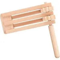 Gollnest & Kiesel Ratel - Dubbel - 15,5X1,5X9,5 Cm - Hout - Muziek Maken
