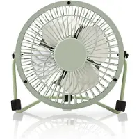 Nedis Tafelventilator | USB Gevoed | Diameter: 100 mm | 3 W | 1 Snelheid | Groen
