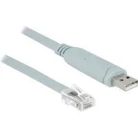 DeLOCK USB-A (m) naar RJ45 (m) seriële RS232 adapter / grijs - 0,50 meter