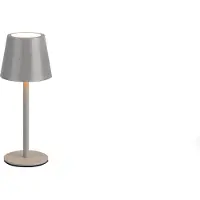 TRIO REALITY DIAZ - Tafellamp - Ultiem grijs - incl. 1x SMD 1,6 W - 4-stappen TOUCH - Traploos instelbare lichtkleur - USB-aansluiting - Oplaadbaar - Snoerloos