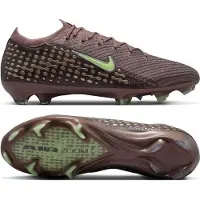 Nike Zoom Mercurial Vapor 16 Mbappé Elite Gras Voetbalschoenen (FG) Bruin Neongeel Zilver