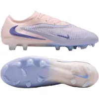 Nike Phantom 6 Low LV8 Elite Gras Voetbalschoenen (FG) Gebroken Wit Lichtblauw Blauw
