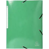 Exacompta IDERAMA Elastomap 3 kleppen Maxi Capacity 425gm2 A4 - Donkergroen - 55830E
