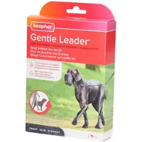 Beaphar Gentle Leader Hoofdhalsband Zwart Grote Hond 1 St Halsband
