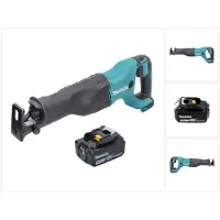 Makita Sabelzaag, DJR 186 T1 Reciprozaag 18 V + 1x oplaadbare batterij 5.0 Ah - zonder oplader