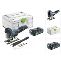 Festool CARVEX PSC 420-Basic accu-pendelzaag 18 V 120 mm borstelloos + 1x accu 3,0 Ah + Systainer - zonder oplader