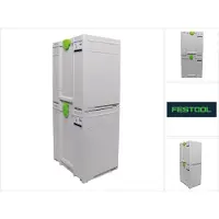 Festool Systainer-set 2x SYS3 M 437 ( 2x 204845 ) 43,1 liter 396x296x437mm gereedschapskoffer koppelbaar
