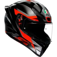 AGV K1 Z Fastlap Integraalhelm Zwart/Grijs/Rood S, unisex