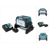 Makita DML 809 RG1 Draadloze LED bouwspot 18 V 10000 lm + 1x oplaadbare accu 6.0 Ah + lader