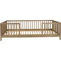Colorfull Home Collection Peuterbed Colorfull Home Levi Pure Walnut Wash 80x160
