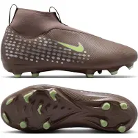 Nike Zoom Mercurial Superfly 10 Mbappé Academy Gras / Kunstgras Voetbalschoenen (MG) Kids Bruin Neongeel Zilver
