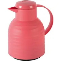 EMSA Thermoskan Samba Wave Made in Germany, 12u warm/24u koud, Quick-Press deksel, glazen fles