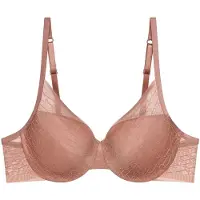 Triumph Voorgevormde bh Signature Sheer | Maat: 70E | Kleur: Bruin