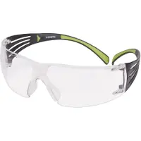 3M veiligheidsbril SecureFit SF400, EN 166, EN 170, zwarte veren, slaapdrukverdelingtechnologie