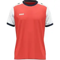 Jako Dynamic Shirt Korte Mouw Heren - Koraal / Wit / Marine | Maat: XXL