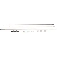 Zipp Cx-ray Straight Pull External 3 Units Spokes Zwart 270 mm