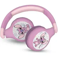 Disney 2-in-1 Bluetooth en Bedrade comfortabele opvouwbare Koptelefoon met kindveilig volume – Angel