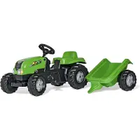 Rolly Toys Traptractor RollyKid-X +Aanhanger Groen