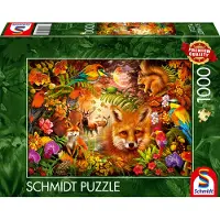 Schmidt Bloemen, vacht en veren (1000 stukjes)