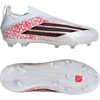 Adidas F50 Lamine Yamal Elite Veterloze Gras Voetbalschoenen (FG) Kids Wit Felrood Zwart