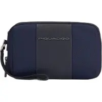 Piquadro Schoudertas blauw