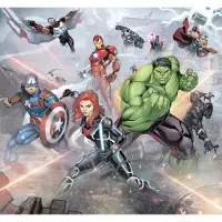 Overig Fotobehang Avengers Street Revenge - Meerkleurig - 2,80m X 300cm