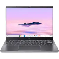 Acer Chromebook Plus 514 CB514-6HT-35R7 - 14 inch - Touchscreen - Core 3 - 8GB - 128GB SSD - Verlicht toetsenbord - Grijs - AZERTY
