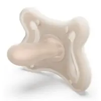Suavinex Zero.Zero Light Fopspeen SX Pro – Prematuur & Pasgeboren (0-2 m) – Ultra-Zachte Siliconen – Hypoallergeen – Ondersteunt Borstvoeding – Ecru