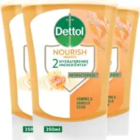 Dettol No-Touch Refill Extra Care Honey & Sheabutter 250ML x 3