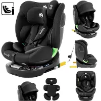 Tulano Loom 35 - Kinderautostoel - ISOFIX & Top Tether - RWF (Achterwaarts) - 0-12 jaar - Zwart