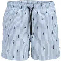JJ REBEL Zwemshorts 'JREBHAWAII' lichtblauw