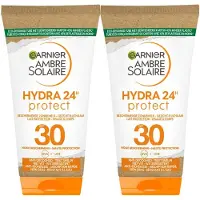 Garnier 2x Ambre Solaire Hydra 24 Zonnebrandmelk Spf 30 50 Ml