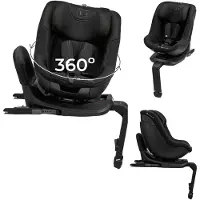 Kinderkraft I-GUARD PRO Autostoel – 61-105 cm – i-Size – Met Isofix – 360° Draaibaar – Zwart