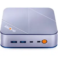 Ninkear M8 Mini PC - AMD Ryzen 7 8745HS - Mini Desktop Computer met Dual 2.5G LAN - Compact en Krachtig - Windows & Ubuntu - Grijs