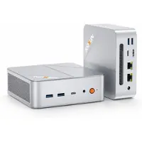 Ninkear L12 Pro Mini PC i9-12900HK | 16GB RAM | 1TB PCIe SSD | Windows 11 | Intel Iris Xe | Dual 2.5G LAN | USB4 | HDMI 2.0 + DP | WiFi 6 + BT 5.2 (Silver Gray)