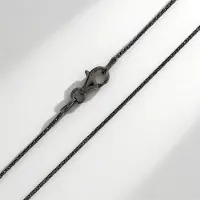 Cavill - 80 cm Zilveren Ketting Dames en Heren - 925 Sterling Zilver - Fijn Gevlochten Design - Stevige Karabijnsluiting - Tijdloze Halsketting