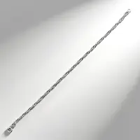 Cavill - Zilveren Ketting 925 Sterling Zilver - 45 cm Panzerketting - Unisex - Karabijnsluiting - Elegant & Duurzaam - Tijdloze Accessoire