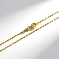 Cavill - Vergulde Sterling Zilveren Ketting 60 cm - Fijne Erwtenketting met Karabijnsluiting - Minimalistische Elegante Halsketting Voor Dames
