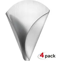 TATKRAFT Zelfklevende Handdoekhouder Haakjes Set - Wand Ophang Haak Zelfklevend -Handdoekklem Keuken Ophanghaak Zonder Boren - Wand Theedoek / Handdoek Klem Houder - RVS - Set Van 4 Stuks - EVA