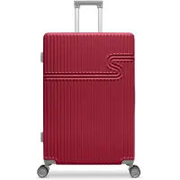 Bhppy Koffer Groot 76x51x28 cm - Reiskoffer met wielen - TSA Slot - 86L - Signature koffer Red Cherry