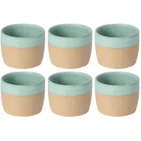 Costa Nova Koffiekopjes Arenito Aqua 200 ml - 6 stuks